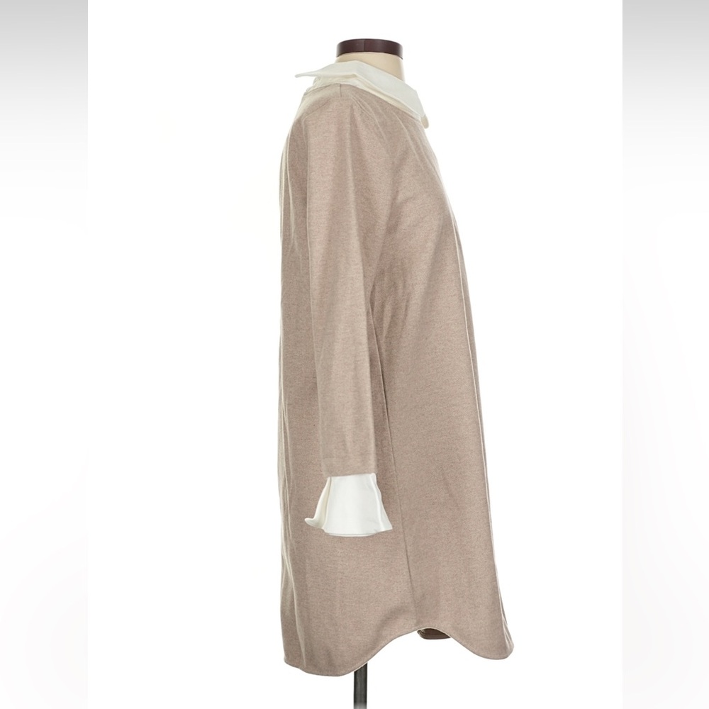 Tuckernuck Dakota Sweater Dress with White Peter Pan Collar SzS NWT - Picture 4 of 7